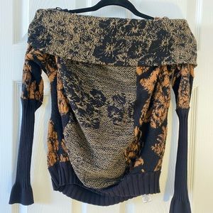 Off the shoulder free people sweater size small